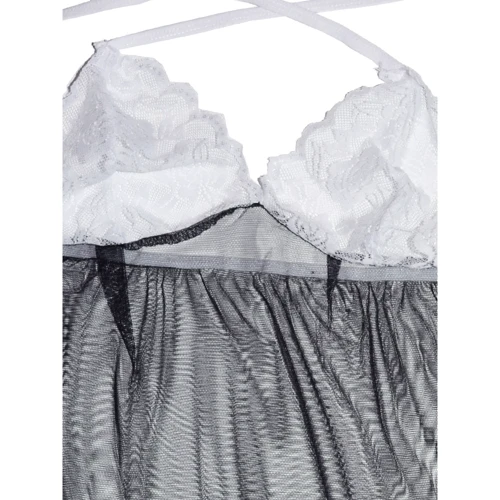 Пеньюар NDS 3029-5 One Size Вlack/White (8256)