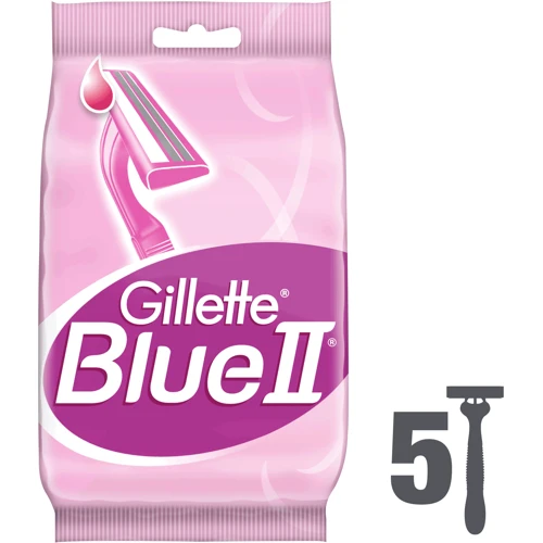 Gillette Blue II Станки для бритья одноразовые 5 шт.: Вид Бритвенные станки