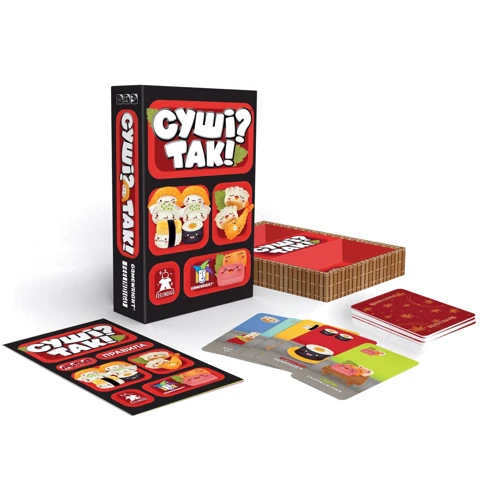 Настольная игра FeelIndigo Суші? Так! (Sushi Go!): Вид карточные
