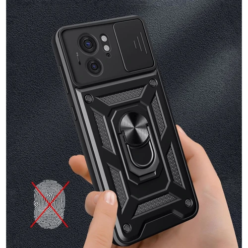 Чохол для телефона BeCover Military Black для Motorola Edge 40 (710136): Матеріал TPU (термополиуретан) и пластик
