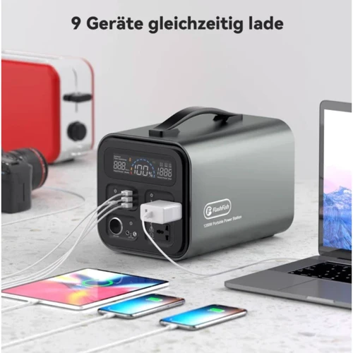 Зарядная станция FlashFish 1200W 297600mAh 1100Wh Portable Power Station: Количество розеток 220V 2