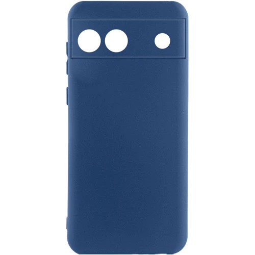 Чехол для телефонов Lakshmi Case Silicone Cover Full Camera Navy Blue for Google Pixel 6a