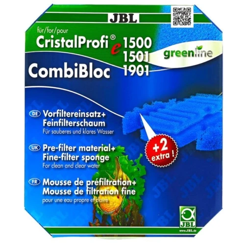 Комплект губок для фільтра JBL CombiBloc СР (е1500-1) 60160 (4014162601605)