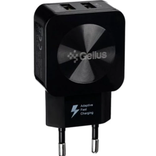 

Gelius Wall Charger 2xUSB Ultra Prime GU-HC02 2.1A Black with Lightning Cable