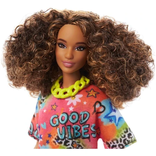Кукла Barbie Fashionistas Модница в платье-футболке (HJT00): Высота, см 29