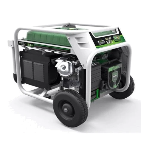 Генератор газ/бензин GENERGY NATURA 5000, 5.0кВТ, 1ф, колеса, електростартер