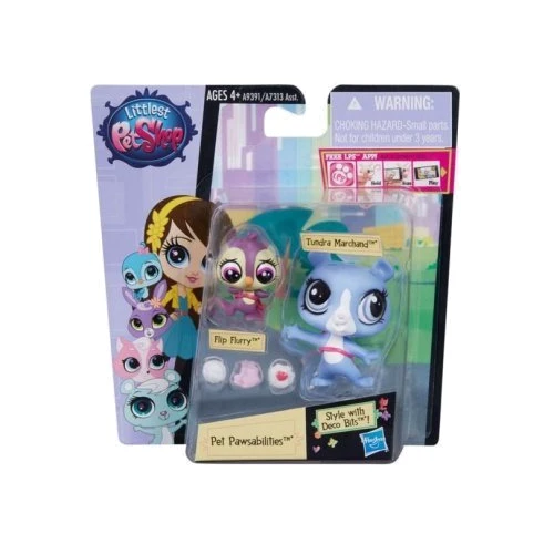 Ігрова фігрука Hasbro, Littlest Pet Shop Тваринка і її малюк Tundra Marchand і Flip Flurry (A7313-2): Тип Персонаж мультфільму, фільму