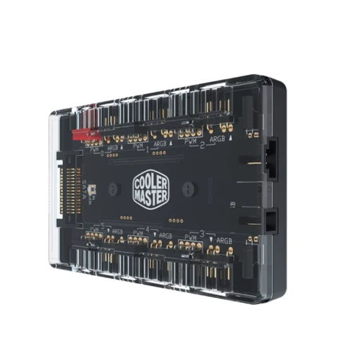 Модуль управления подсветкой CoolerMaster MasterFan ARGB and PWM HUB (MFX-ZHHN-1NNN6-R1) фото 4