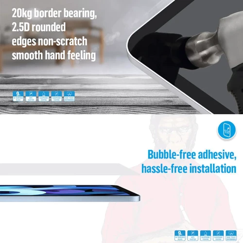 Аксессуар для iPad Blueo HD Tempered Glass Clear for iPad Pro 11 2024 M4: Тип аксессуара защитное стекло