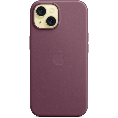 Чохол для iPhone Apple iPhone 15 FineWoven Case with MagSafe - Mulberry (MT3E3ZM/A): Тип аксесуара чехол