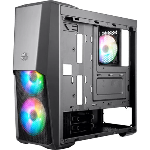 Корпус Cooler Master MASTERBOX MB500 ARGB (MCB-B500D-KGNN-S01): Матеріал передній панелі пластик і сталь