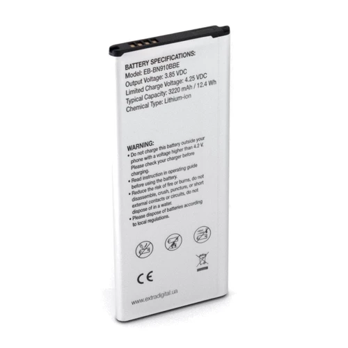 Аккумулятор ExtraDigital 3220mAh for Samsung N9100 Galaxy Note 4: Производитель ExtraDigital