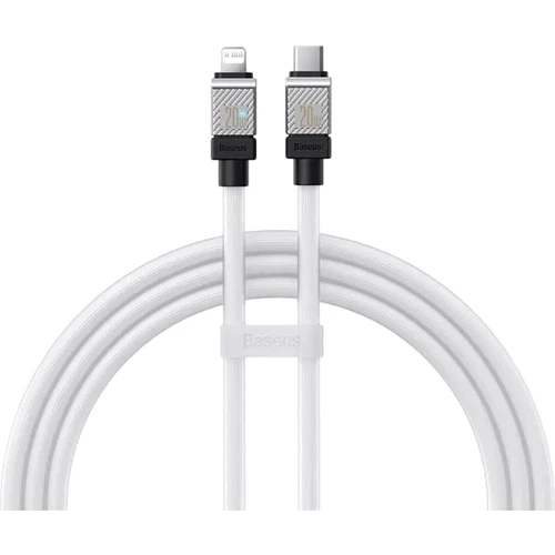 Кабель Baseus Cable USB-C to Lightning CoolPlay Series Fast Charging 2m White (CAKW000102)