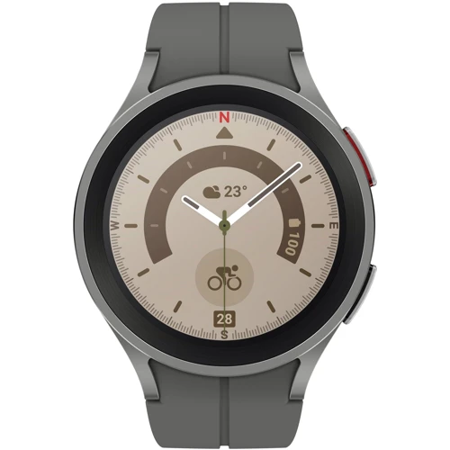 Смарт-часы Samsung Galaxy Watch 5 Pro 45mm Grey Titanium with Grey D-Buckle Sport Band (SM-R920NZTA)