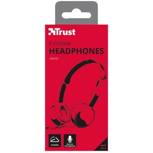 Наушники Trust Nano On-Ear Mic Red (23105): Назначение Для смартфона