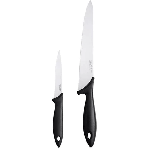 Набір кухонних ножів Fiskars Essential для шеф-кухаря 2 шт (1065582)