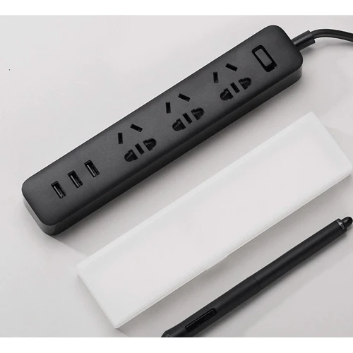 Удлинитель Mi Power Strip (3 розетки + 3 USB-port) Black (NRB4028CN) фото 2