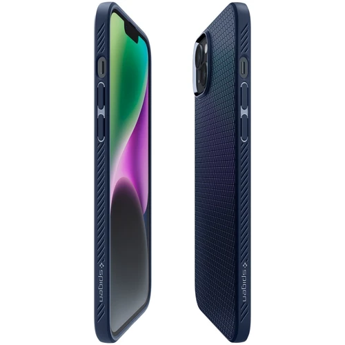 Чехол для iPhone Spigen Liquid Air Navy Blue (ACS04892) for iPhone 14 Plus фото 8
