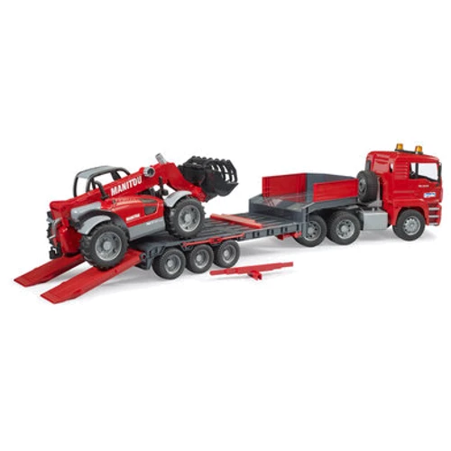 Ігровий набір Bruder Тягач MAN TGA з причепом та телескопічний навантажувач Manitou MLT 633 (02774): Тип строительная техника