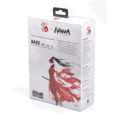 Мышь A4Tech Bloody R90 Plus Naraka: Вес 300 г