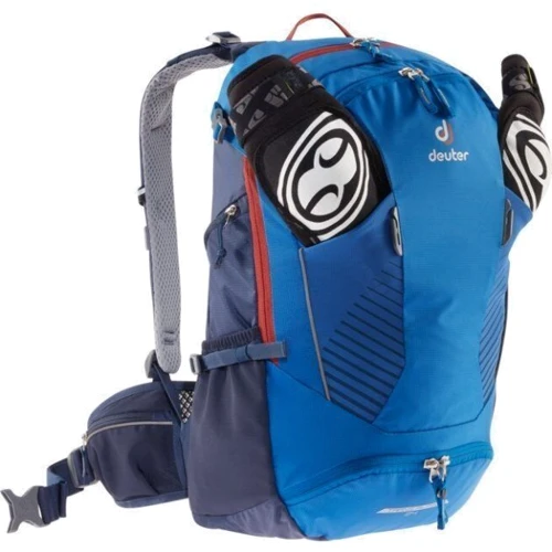 Рюкзак Рюкзак Deuter Trans Alpine 24 цвет 1316 lapis-navy (3205020 1316): Дополнительно фиксатор для ключей, совместим с питьевой системой, светоотражающие элементы, Ручка для переноса, де