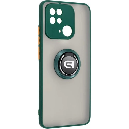 Чехол для телефонов ArmorStandart Frosted Matte Ring Dark Green for Xiaomi Redmi 10C (ARM68367)