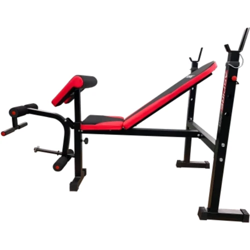 Скамья для жима и пресса Hop-Sport York Fitness ASPIRE 320 с стойкой для штанги и партой Скотта: Вид применения домашний