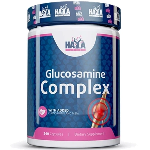 Haya Labs Glucosamine Chondroitin & MSM Complex Глюкозамін Хондроїтин з комплексом ЧСЧ 240 капсул