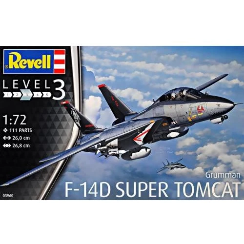 Модель Revell Винищувач Grumman F-14D Super Tomcat 1:72 (3960)