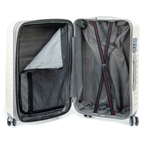 Комплект чемоданов Подиум 2 в 1 ABS-пластик белый (32556 white): Тип Чемоданы
