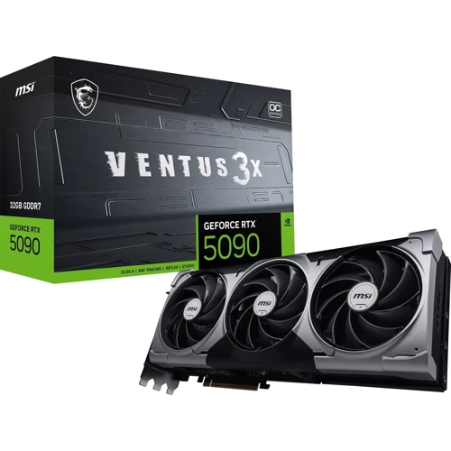 Видеокарта MSI Nvidia GeForce RTX 5090 VENTUS 3X OC (RTX 5090 32G VENTUS 3X OC) UA: Интерфейс PCI-Express 5.0 x16