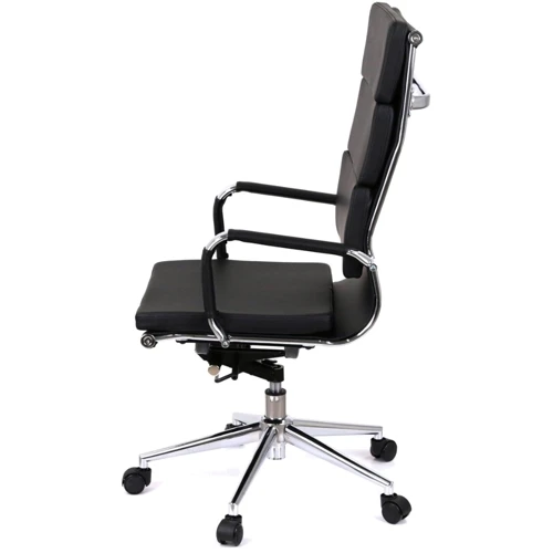 Крісло АКЛАС Кап soft PB (OT-8002) Чорний (PU Black) (00158599): Матеріал корпусу пластик, метал