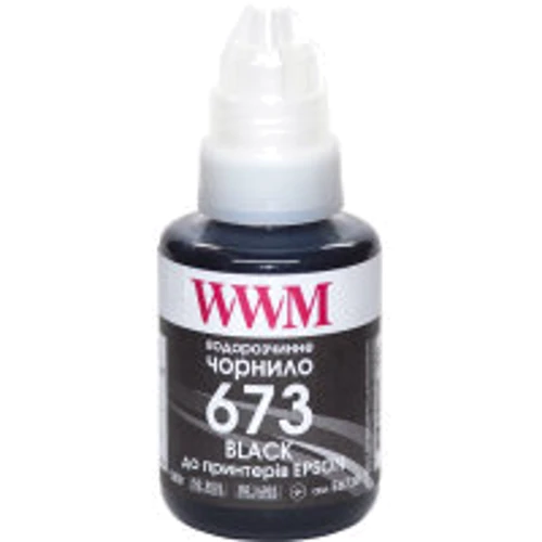 Чорнило WWM Epson L800 140г Black (E673B)