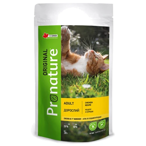 Сухой корм Pronature Original Cat Adult Chicken для котов 340г (50171)