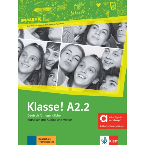 Klasse! A2.2: Kursbuch mit Audios und Videos