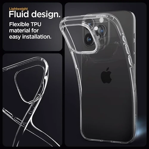 Чехол для iPhone Spigen Liquid Crystal Crystal Clear (ACS06647) for iPhone 15 Plus: Тип чехла накладка на заднюю часть