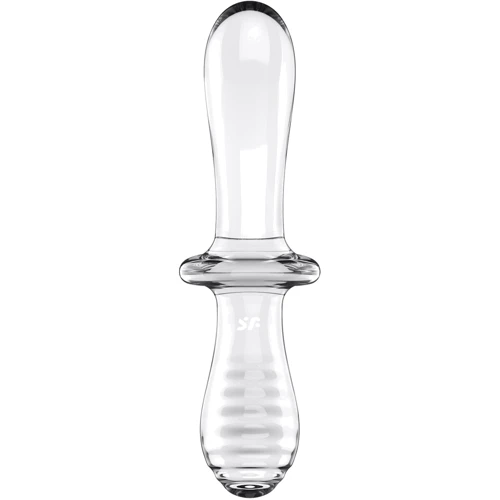 Стеклянный дилдо Satisfyer Double Crystal (Transparent)