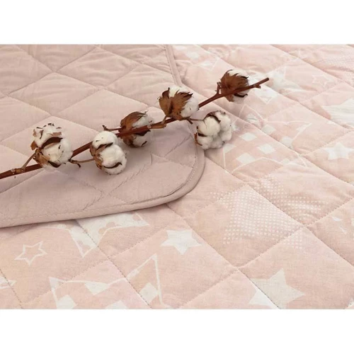 Одеяло детское Руно 140х105 хлопковое "Beige star": Размер, см 105x140
