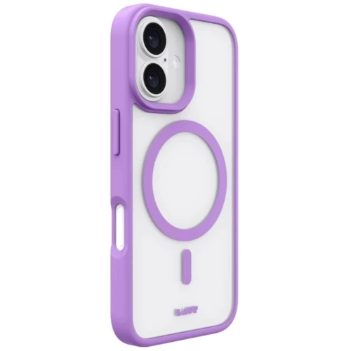 Чехол для iPhone LAUT HUEX PROTECT MagSafe Pink (L_IP24C_HPT_P) for iPhone 16 Plus: Цвет розовый