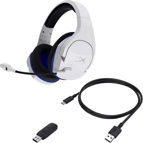 Навушники HyperX Cloud Stinger Core Wireless Gaming Headset для PlayStation White (4P5J1AA): Тип конструкції повнорозмірні