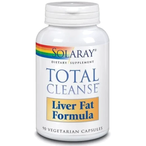 Solaray Total Cleanse Liver Fat Formula Детоксикація печінки 90 вегетаріанських капсул