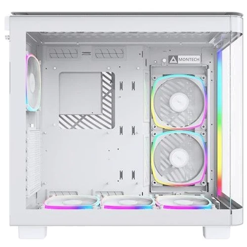 Корпус Montech King 95 Pro White (KING 95 PRO (W)): Материал передней панели закаленное стекло