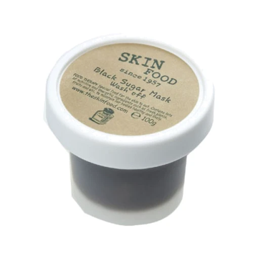 Скраб для лица Black Sugar Mask Wash Off SKINFOOD 100 мл (KC1302)