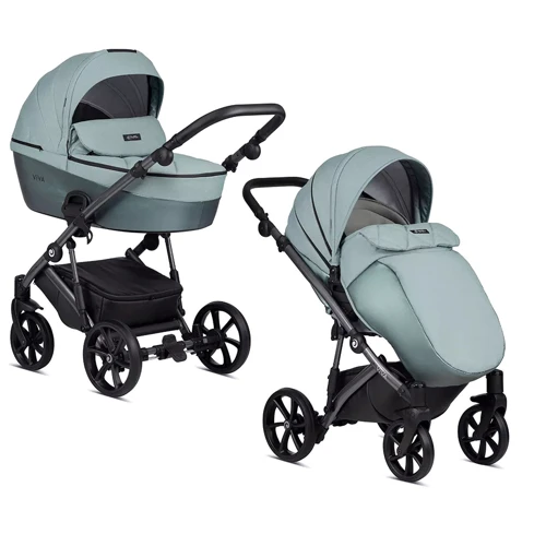 Универсальная коляска 2 в 1 Tutis Viva⁴ Luxury Turquoise (1202063)