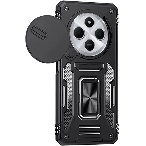 Чехол для телефонов Mobile Case Camshield Army Ring Black for Xiaomi Redmi 14C / A4 / Poco C75