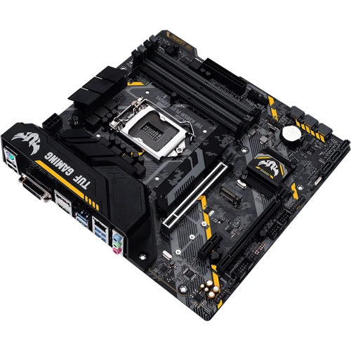 ASUS TUF B365M-PLUS GAMING: Разъемы на плате SATA 3.0, M.2