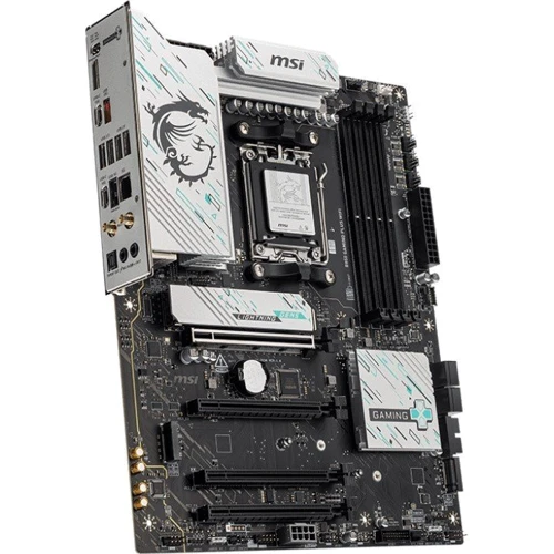 MSI B850 GAMING PLUS WIFI UA: Дополнительно Радиатор на VRM, Поддержка UEFI, Поддержка RAID, Адаптер Wi-Fi