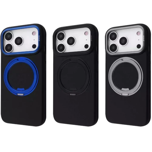 Чехол для iPhone Proove Reinforce Case with Magnetic Ring Black for iPhone 17 Pro Max