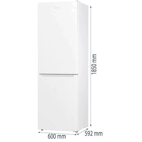 Холодильник Gorenje NRKE62W: Объем холодильной камеры, л 204