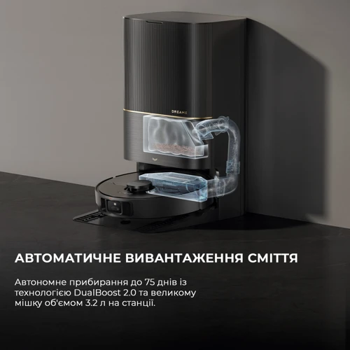 Робот-пилосос Xiaomi Dreame Bot X40 Ultra Complete Black (RLX63CE-2-Bl): Тип для сухой и влажной уборки